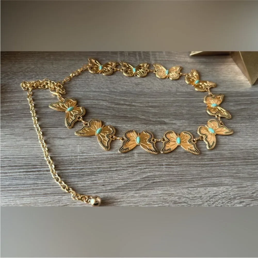 Bohemian butterfly belt M107
